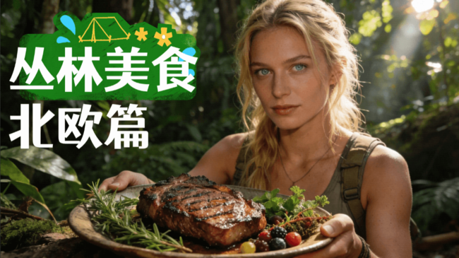 全程无剪辑！沉浸式做森林美食，看完肚子咕咕叫！