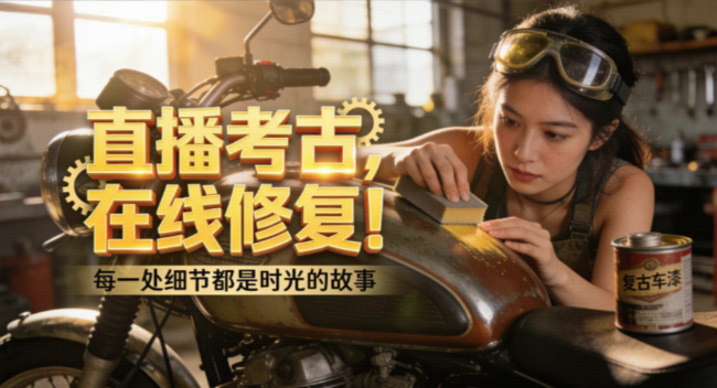 直播考古，在线修复！
